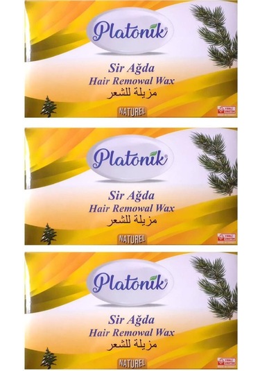 Platonik Naturel Sarı Kalıp Sir Ağda 400 G x 3