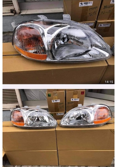 1996-1998 Model Honda Civic İes Makyajsız Usdm Far