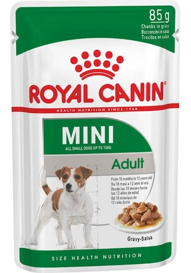 Royal Canin Mini Adult Soslu Konserve Küçük Irk Yetişkin Köpek Maması 12 x 85 G