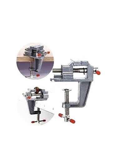 Buffer Mini Masa Tezgah Hobi Mengenesi Sabitleme Sıkıştırma Aparat 30mm Mavi