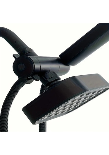 Fastbuy Challenger Abs Malzeme 4'ınç Yüksek Akışlı Duş Başlığı Seti Gümüş 59'ınç Çift Çıkışlı Gümüş