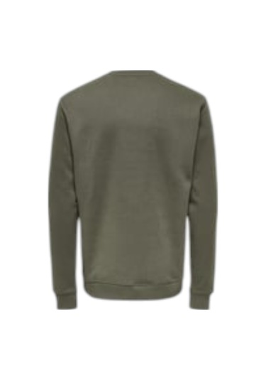 Only Erkek Sweatshirt .22030625 Açık Kahve