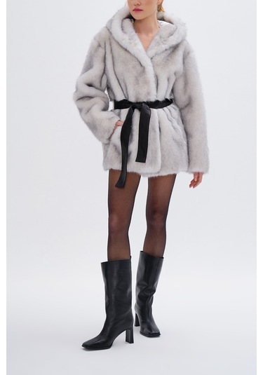 Valmenti Kadın Tekstil Mont 616 5221 Bn Pls Mont Sk24/25 Beyaz Kırcıllı Beyaz