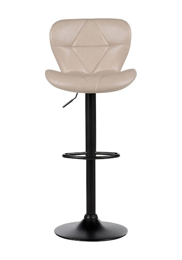 Valetta Açık Bej Döner Bar Sandalyesi 2'li Set, Yükseklik Ayarlı, Suni Deri, Modern Stil Valetta Açık Bej Döner Bar Sandalyesi 2'li Set, Yükseklik Ayarlı, Suni Deri, Modern Stil