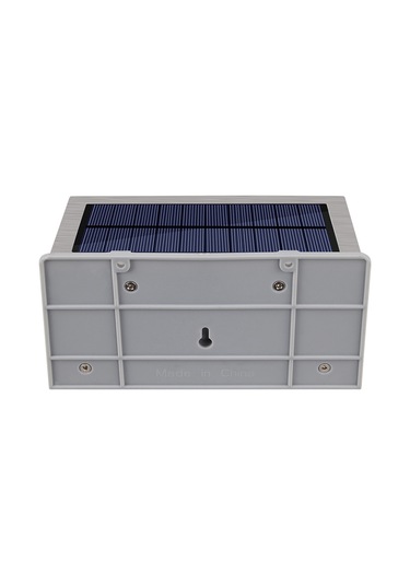 Yaozixa 21 Led Güneş Enerjili Duvar Lambası, Pır Hareket Sensörlü, Ip44 Su Geçirmez, 3 Aydınlatma Modu, Isı Beyazı, Çelik-abs, Bahçe/ev Cephesi Aydınlatması Gümüş