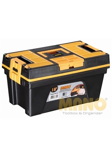 Mano 18" Kapaklı Plastik Takım Çantası Yn-18