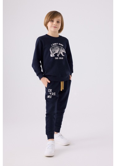 Rolypoly Erkek Çocuk Eşofman Takımı Rp3453 Lacivert Lacivert