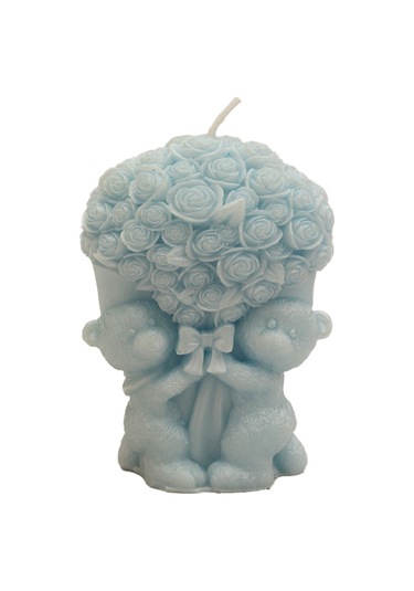 Dianziye Kırmızı Gül Ayı Şeklinde Soy Mum Aromatik Oda Kokusu Uzun Süreli Parfüm Ev Dekorasyonu Hediye Önerisi