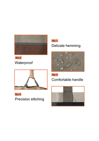 Jeemson 600d Oksford Kumaş Odun Taşıma Çantası - Dayanıklı, Yüksek Kapasiteli, Çok Amaçlı Taşımak İçin Esnek Araç