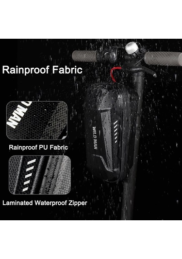 Wild Man Es8x Elektrikli Scooter Ön Gidon Asma Çantası 4l 001