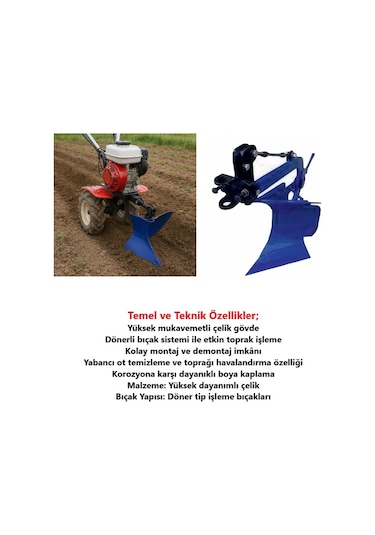 Çapa Makinesi Dönerli Pulluk Tarımgaraj - Küçük Ayna