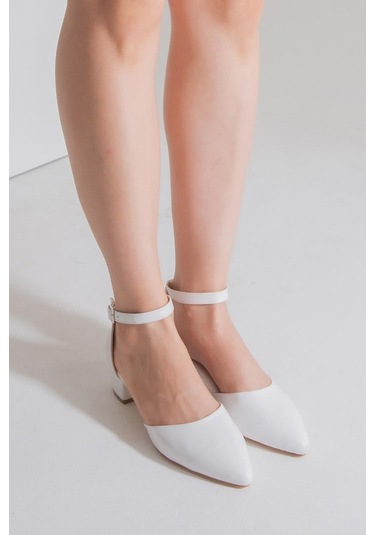 Topuklu Büyük Numara Bayan Karnıyarık Ayakkabı  (538585152)