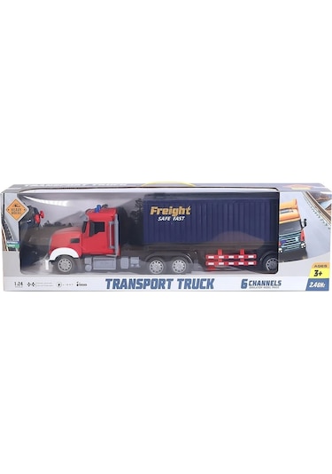 Ht185 Kumandalı Şarjlı Işıklı Transporter Tır 1:24 -canem
