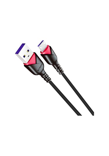 Syrox C91 Microusb Girişli 2.0A Örgü Hızlı Şarj Ve Data Kablosu (484994713)