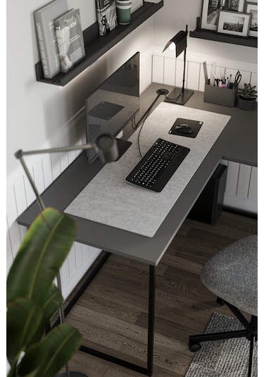 Bofigo Çalışma Masası Ofis Masası Köşe Masa Bilgisayar Masası Odin Antrasit