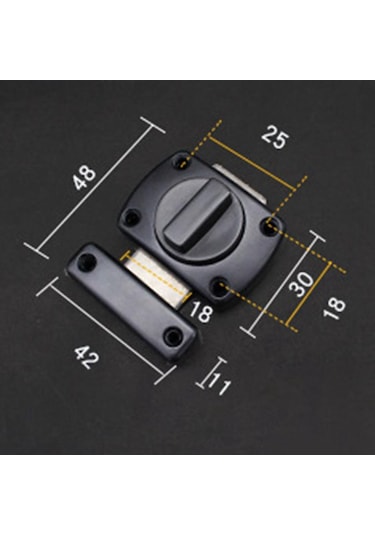 Homyl Ev Otel Boyutu Için Paslanmaz Çelik Kapı Beden-s- Siyah