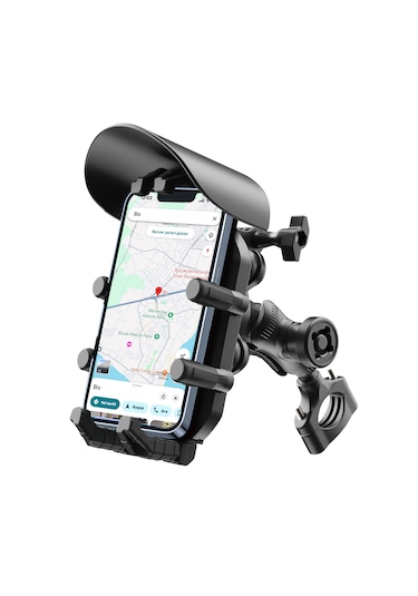Bix Bph05 Güneşlik Başlıklı Motosiklet Bisiklet Telefon Tutucu