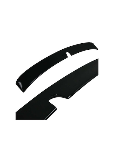 Mercedes W211 E Serisi Cam Üstü Spoiler Piano Black Spoyler