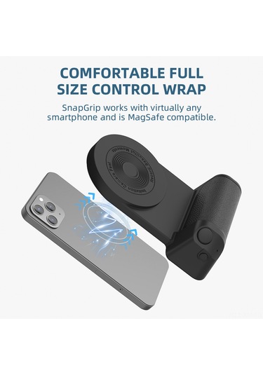 Ximistore9 Siyah Mıknatıs Telefon Tutucu: Bluetooth Bağlantılı, Kuru Tutuş Kolu, 10w Kablosuz Şarj Ve 200mah Pil İle Güncellenmiş Model