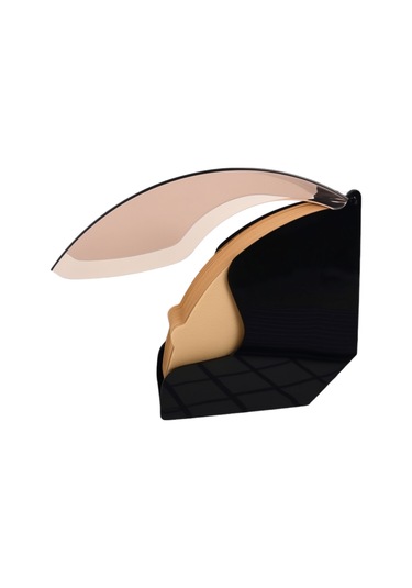 Qingmipy Kahve Filtresi Saklama Kutusu Siyah: Nem Koruyucu Kapaklı, Katmanlı Depolama, Farklı Boyutlarla Uyumlu Seçenek3