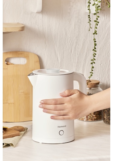 Homend Heatrow Cooltouch 1618H Paslanmaz Çelik El Yakmaz Gövdeli Su Isıtıcısı