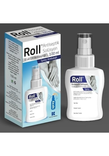 Roll El ve Cilt Antiseptik Solüsyon Sprey 100 ML