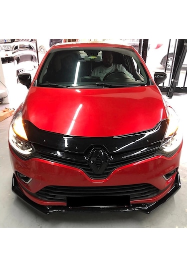 Renault Clio 4 Ön Ek Lip 3 Parça Parlak Siyah Voltex Tam Uyumlu