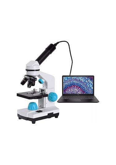 Triline 2000x Zoom Biyolojik Hd Dijital Monoküler Mikroskop Kiti