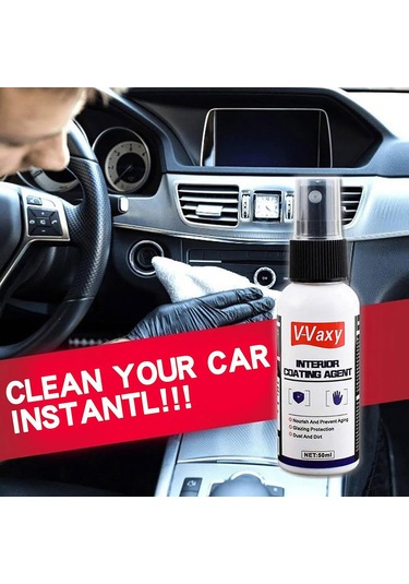 Ranyeek Araç İç Dizayn Temizleyici, Multifonksiyonel Köpük Temizleyici, Mikrofiber Ve Deri Bakımı, 50ml - Derinlemesine Temizleme Ve Besleme