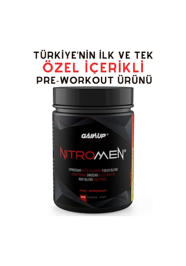 Nitromen Pre-workout 407gr 30 Servis - Pink Lemonade Flavored