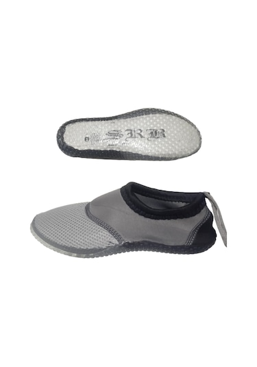 Serabien Erkek Gri Fileli Deniz Havuz Plaj Ayakkabı Gri