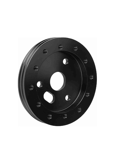 Moveevo 0.5 İnç Alüminyum Direksiyon Spacerı - 6 Delikten 3 Delik Adaptörü, Siyah Cnc İşlenmiş, Evrensel Uyumlu