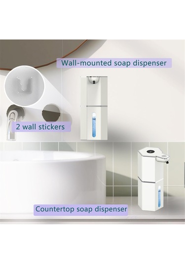 Anjiexun Otomatik Sabunluk Temassız Köpürme Beyaz