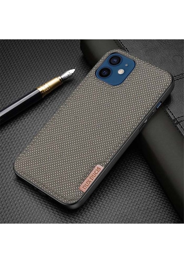 Dux Ducis Fino Serisi Iphone 12 -12 Pro 6.1Inç Kilif Premium Dok 212354720 - Renk / Gri