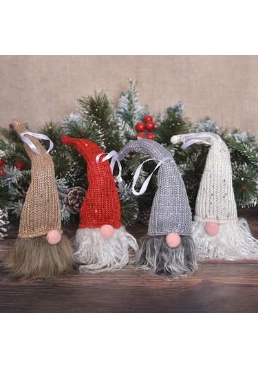 Qingmipy Işıklı Asılı Peri Bebeği Dekorasyonu - Noel Ve Hediye İçin Şirin El Yapımı Aksesuar Beyaz