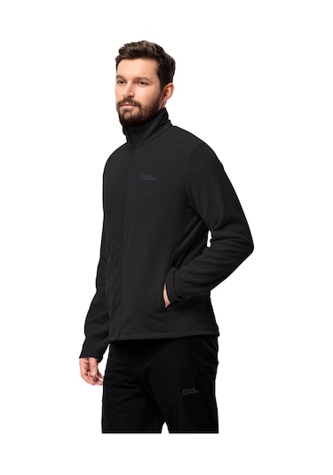 Jack Wolfskın 1711451 Taunus Fz M Siyah Erkek Polar Jack Wolfskın 1711451 Taunus Fz M Siyah Erkek Polar