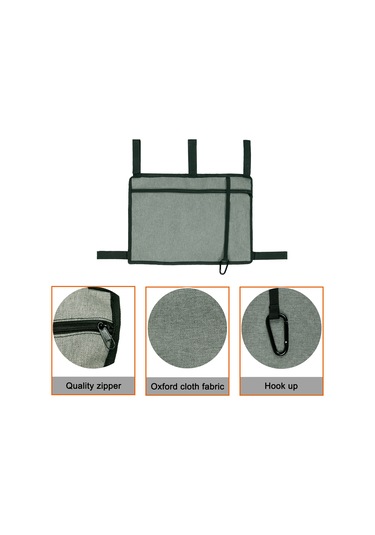 Yürüteç Çantası Yürüteç Organizatör Kılıfı Bardaklıklı Mavi Mavi