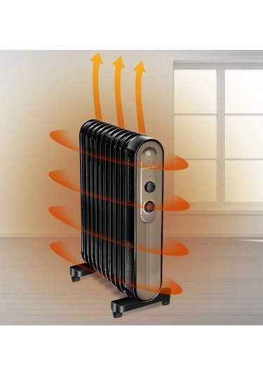 Trotec TRH 24 E 2200 W 11 Dilim Yağlı Radyatör