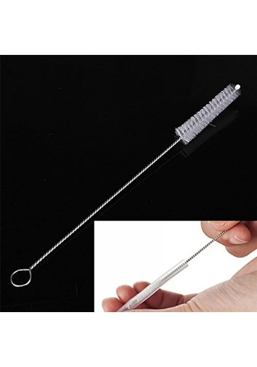 Pratik Cam Ve Metal Krom Pipet Temizleme Fırçası Pipet Temizlik Fırçası - 1 Adet
