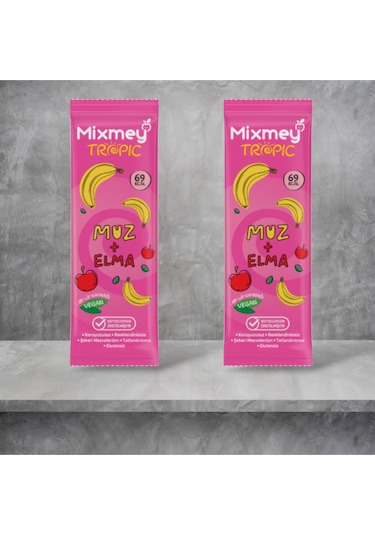 Tropik Meyve Barı Muz + Elma 20 Gr X 2 Adet