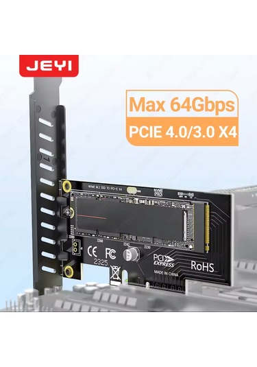 64gbps M.2 Nvme Ssd Adaptör Kartı Pcıe 4.0 Pcıe 4.0 X4 Genişleme