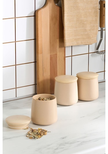 Karaca  Lola 3 lü Baharat Takımı Bej