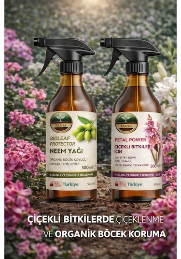 Çiçek Açtıran Ve Neem Yağı İkili Bakım Seti 2 L - 1 L - 1 L - 500 ML
