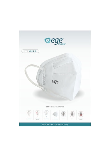 Ege Maske 4014- K FFP2 NR N95 50'li