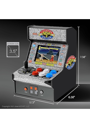 Myarcade Street Fighter II Champ Retro Konsol Gri