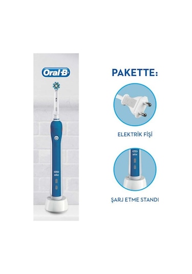 Oral-B Pro 2000 Cross Action Şarj Edilebilir Diş Fırçası