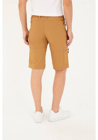 Camp Scoutland Camp715 Outdoor Tactical Su İticili Yazlık Erkek Taktik Şort Hardal