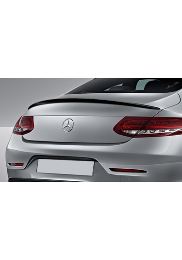 Mercedes C W205 Coupe Bagaj Üstü Spoiler Parlak Siyah Spoyler Plastik İthal 2014-2019