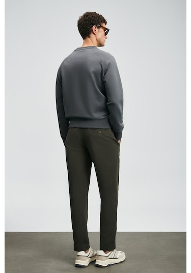 Lufian Erkek Cooper Sweatshirt 112030177 Koyu Gri Koyu Gri