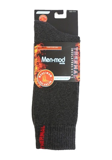 Menmod Erkek 3 Lü Paket Dikişsiz Burun Termal Çorap 644003